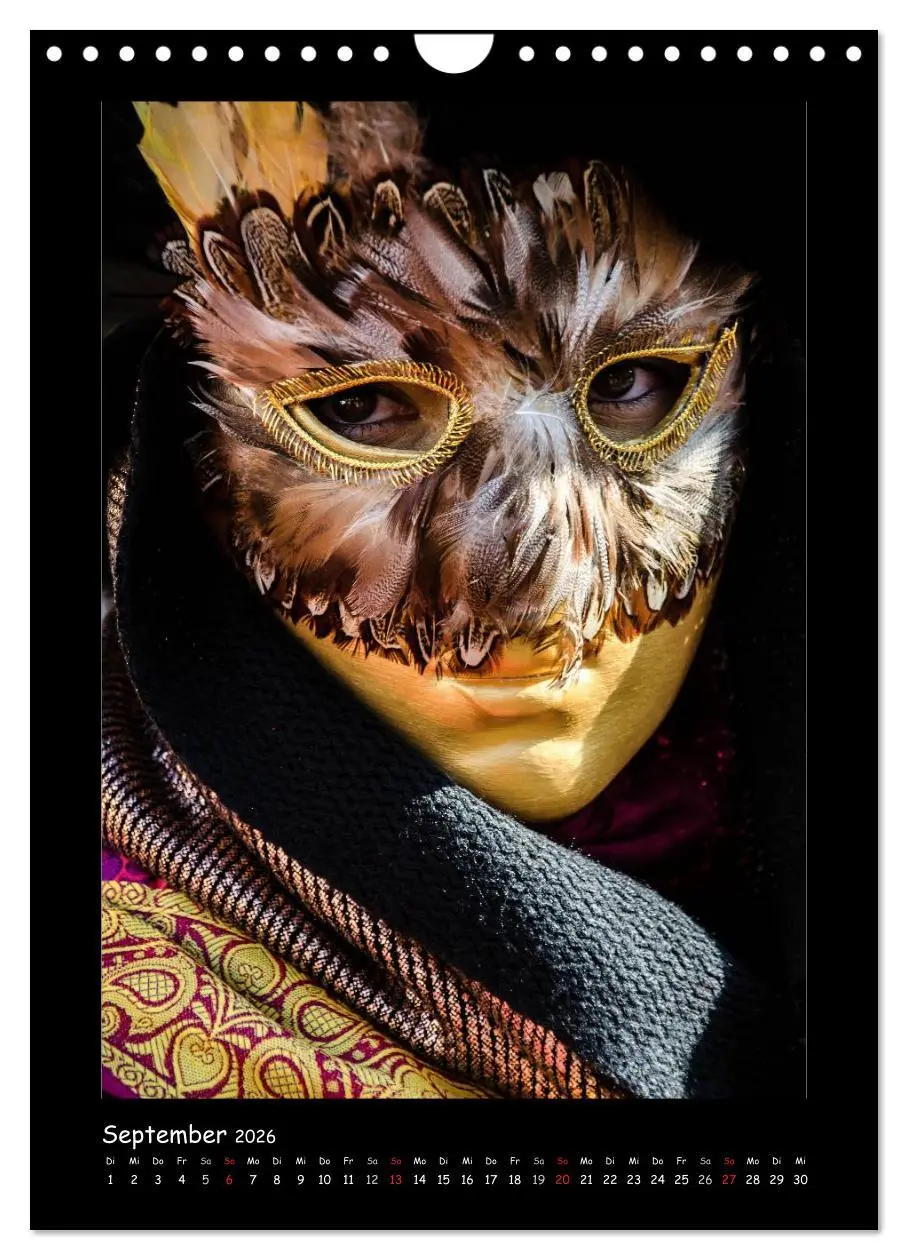 Bild: 9783516468441 | Venezianische Masken HALLia VENEZia Schwäbisch Hall (Wandkalender...