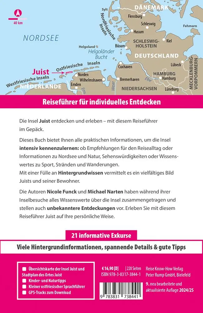 Rückseite: 9783831738441 | Reise Know-How Reiseführer Juist | Nicole Funck (u. a.) | Taschenbuch