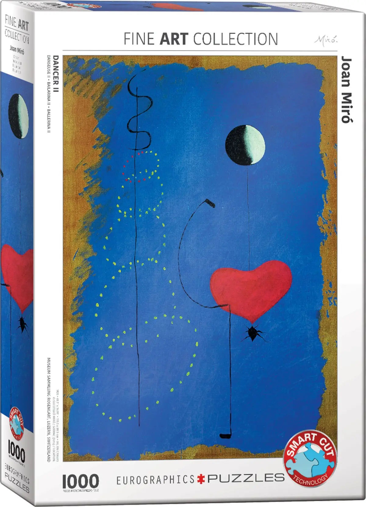 Cover: 628136608541 | Eurographics 6000-0854 - Ballerina II von Joan Miró , Puzzle, 1.000...