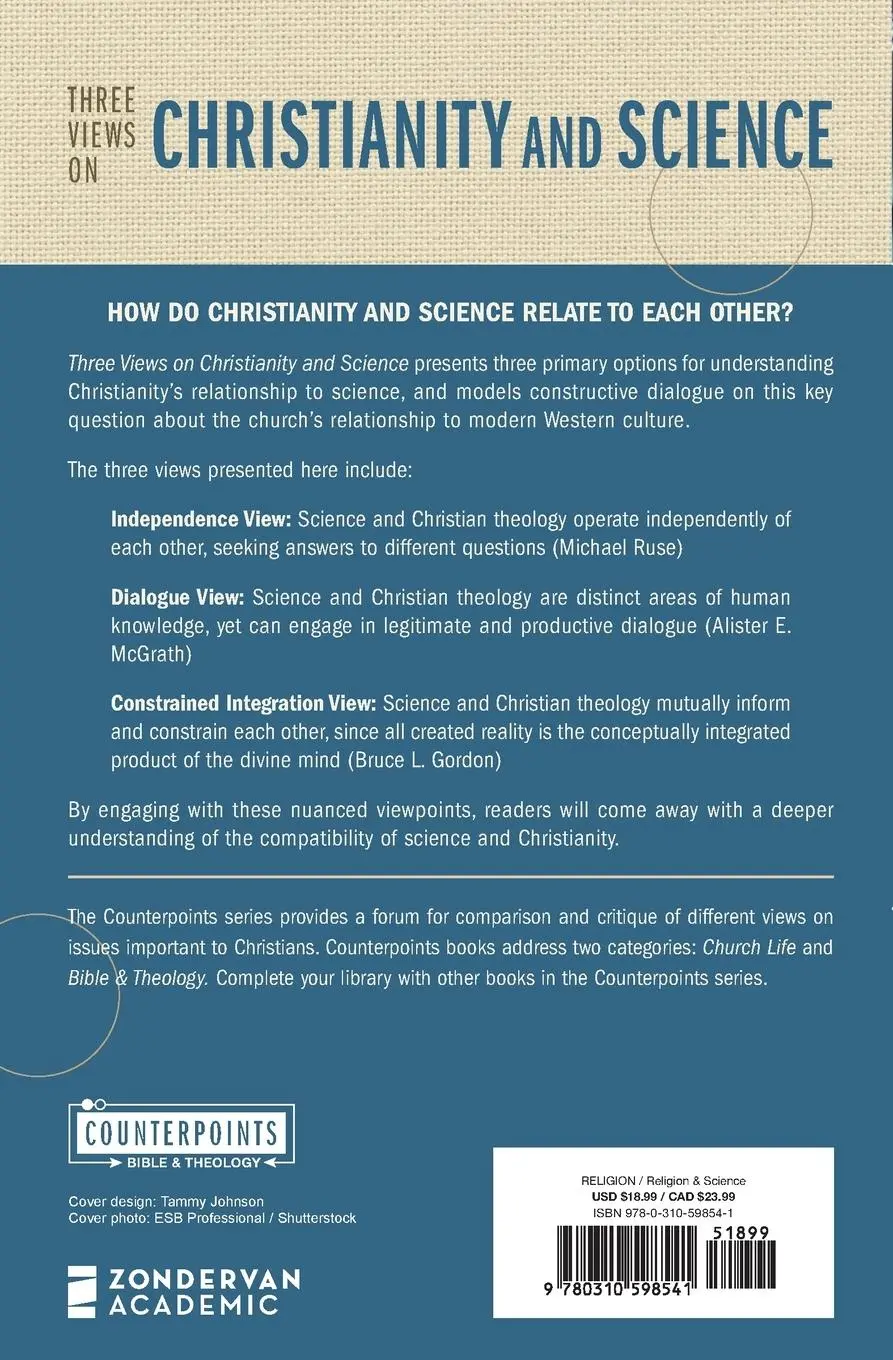Rückseite: 9780310598541 | Three Views on Christianity and Science | Paul Copan (u. a.) | Buch