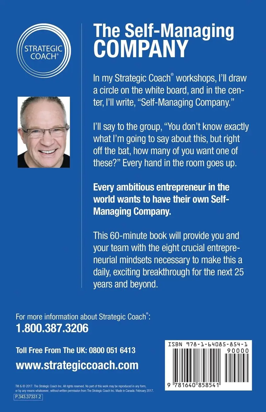 Rückseite: 9781640858541 | The Self-Managing Company | Dan Sullivan | Taschenbuch | Englisch