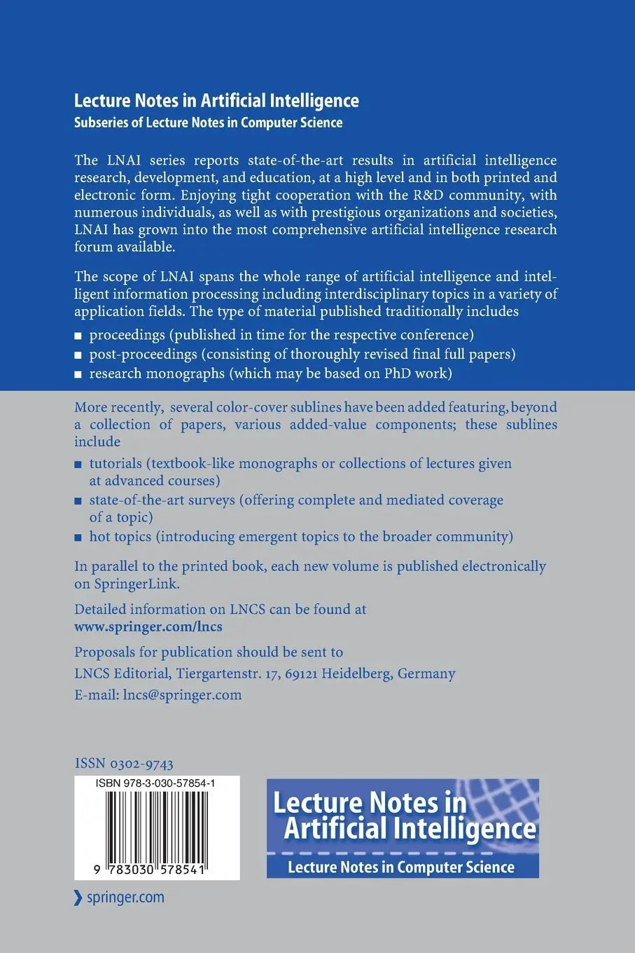 Rückseite: 9783030578541 | Ontologies and Concepts in Mind and Machine | Mehwish Alam (u. a.)