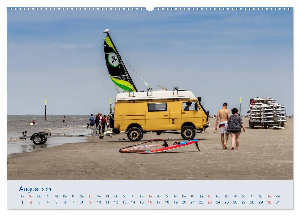 Bild: 9783457678541 | Nordseeküste Am Strand von Sankt Peter-Ording (hochwertiger Premium...