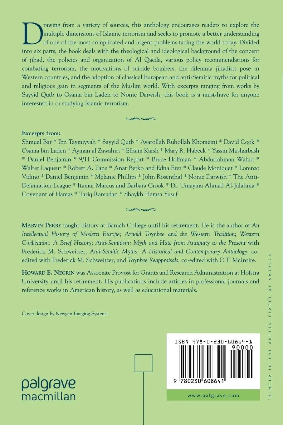 Rückseite: 9780230608641 | The Theory and Practice of Islamic Terrorism | An Anthology | M. Perry