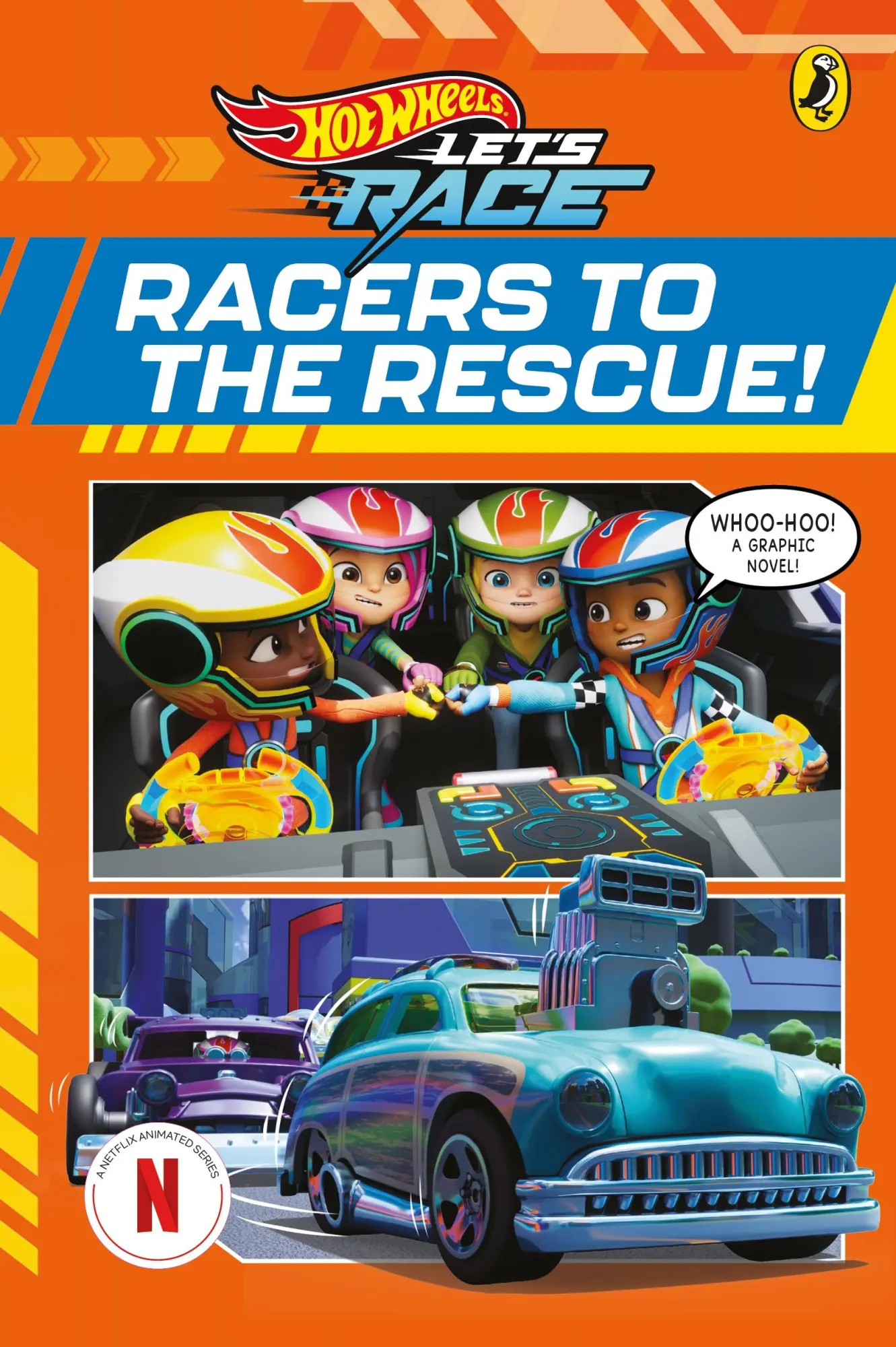 Cover: 9780241738641 | Hot Wheels: Let's Race: Racers to the Rescue!: Graphic Novel | Buch
