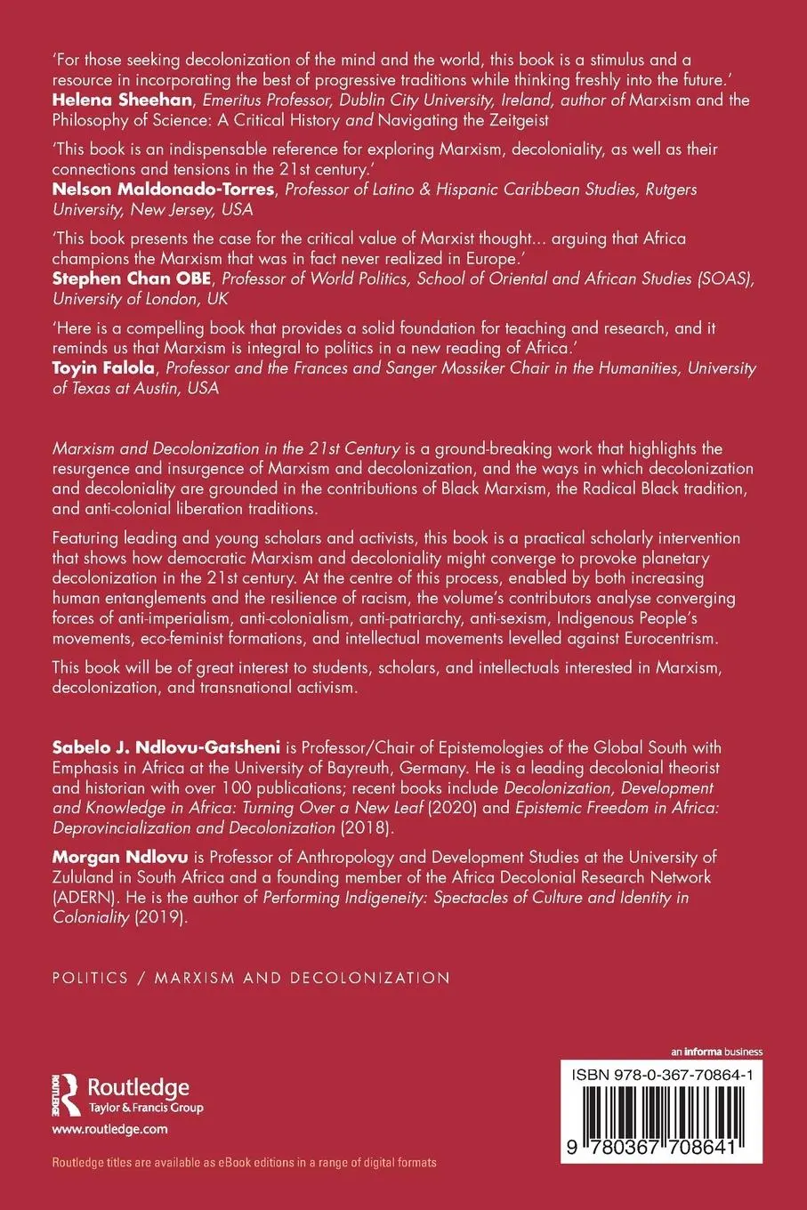 Rückseite: 9780367708641 | Marxism and Decolonization in the 21st Century | Taschenbuch | 2021