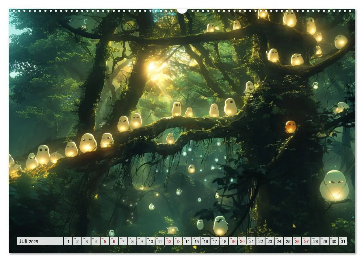 Bild: 9783383798641 | Begegnungen im Anime Zauberland (Wandkalender 2025 DIN A2 quer),...