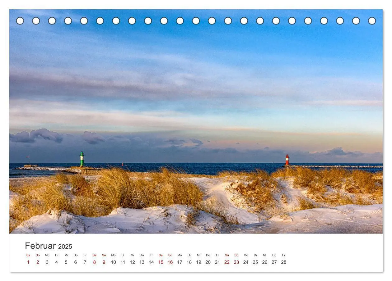 Bild: 9783435028641 | Warnemünde by Olaf Rehmert (Tischkalender 2025 DIN A5 quer),...