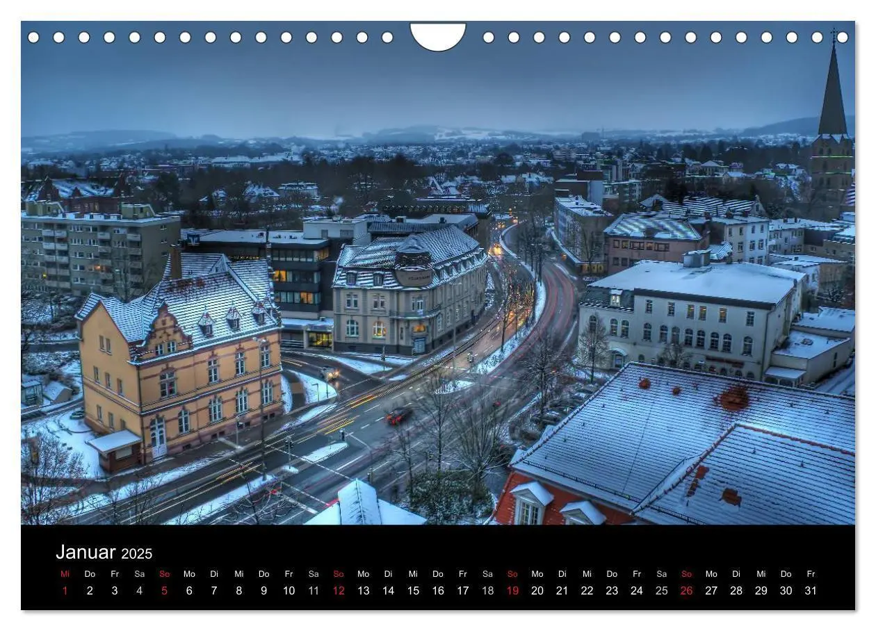 Bild: 9783435648641 | 365 Tage Herford (Wandkalender 2025 DIN A4 quer), CALVENDO...