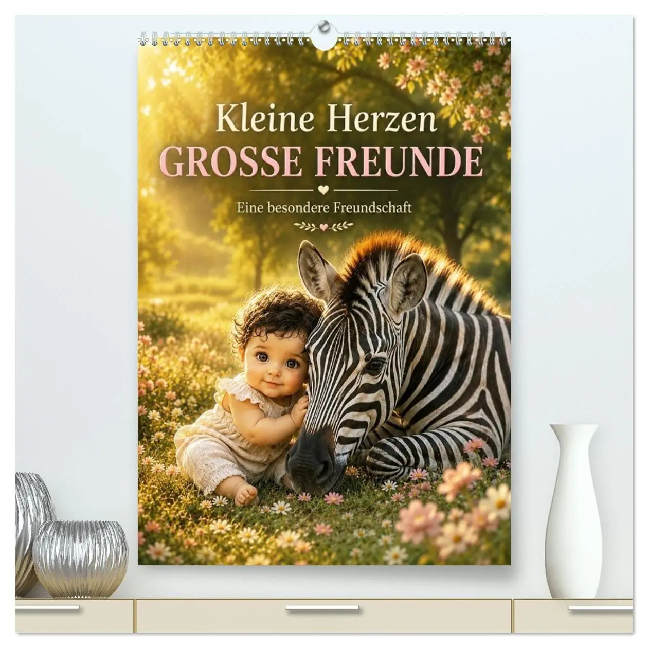 Cover: 9783594358641 | Kleine Herzen GROSSE FREUNDE (hochwertiger Premium Wandkalender...