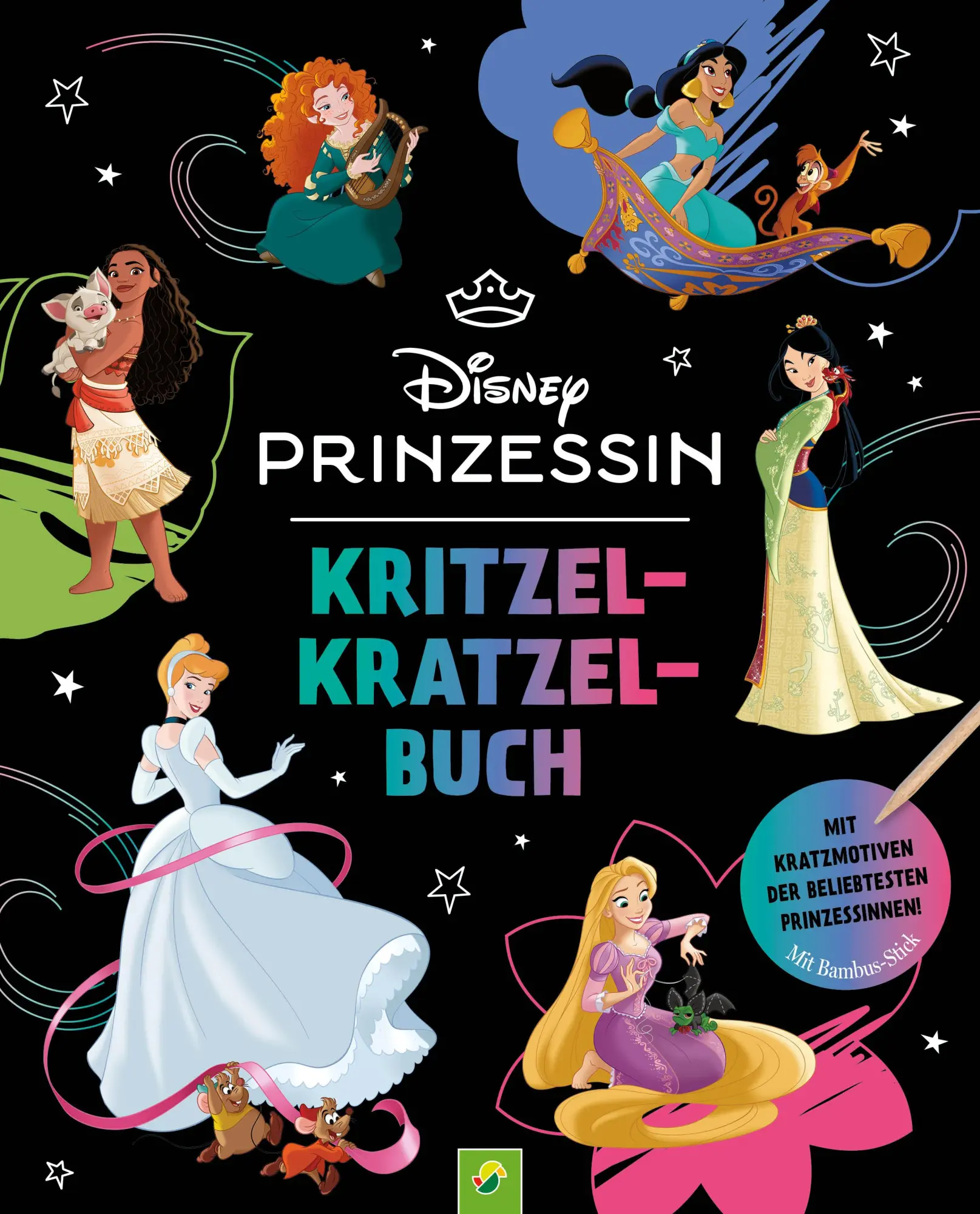 Cover: 9783849948641 | Disney Prinzessin Kritzel-Kratzel-Buch | Schwager &amp; Steinlein Verlag