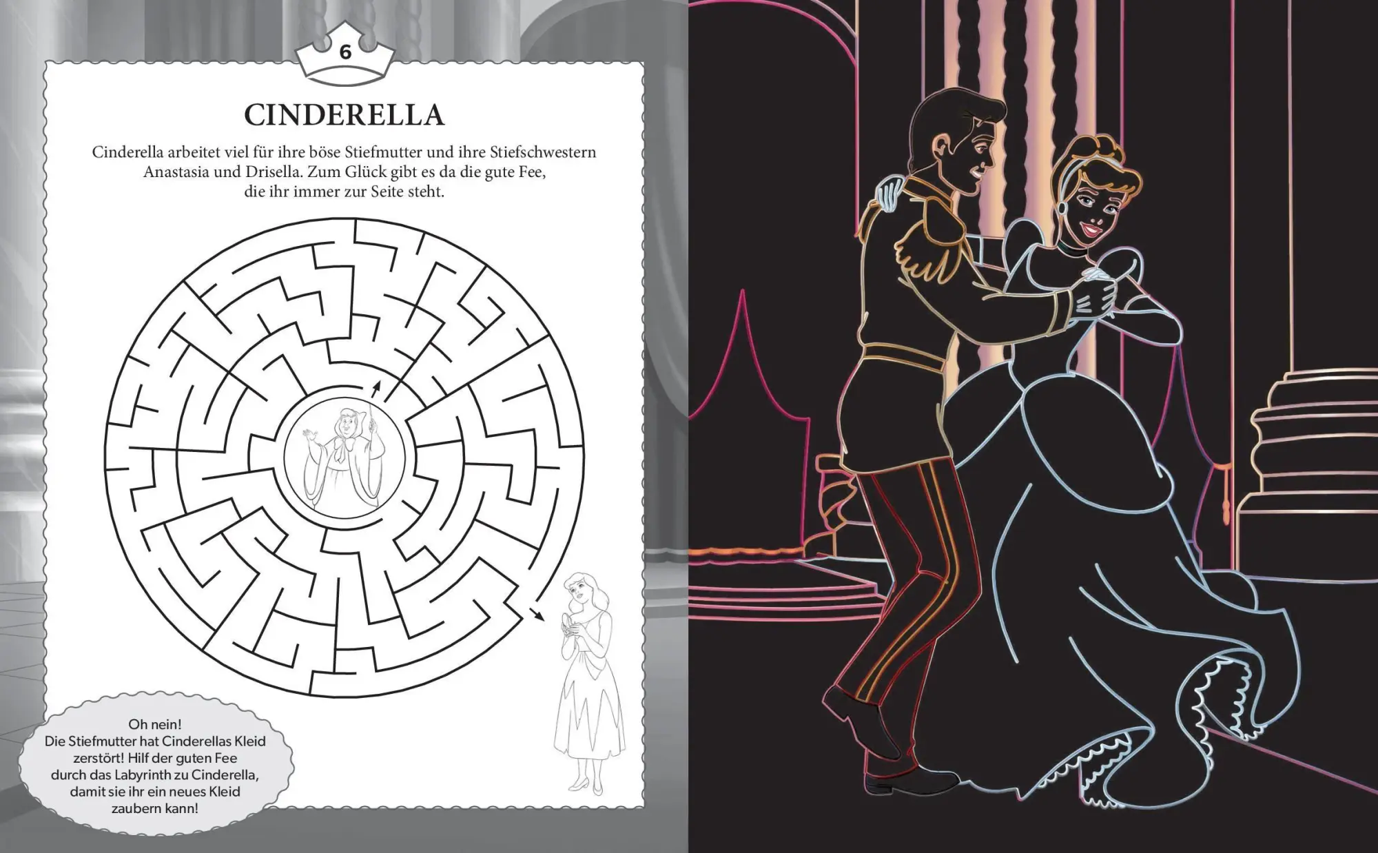 Bild: 9783849948641 | Disney Prinzessin Kritzel-Kratzel-Buch | Schwager &amp; Steinlein Verlag
