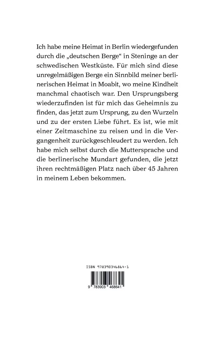 Rückseite: 9783903468641 | Der Ursprungsberg | Mein Geheimnis | Doris Tamm | Taschenbuch | 60 S.