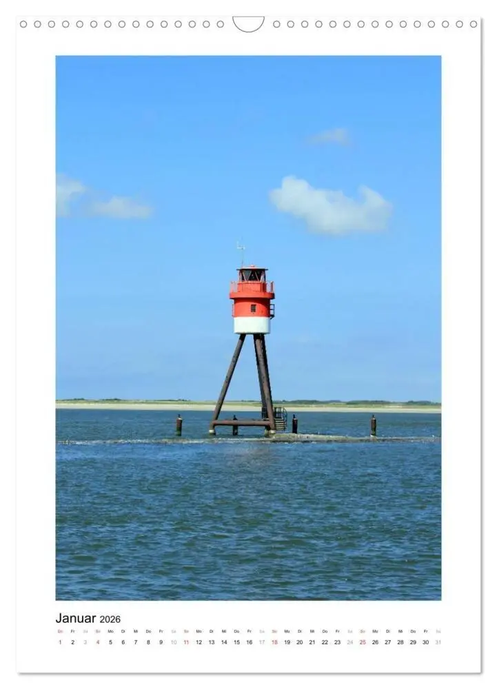 Bild: 9783516438741 | Borkum - Inselträume an der Nordsee (Wandkalender 2026 DIN A3...