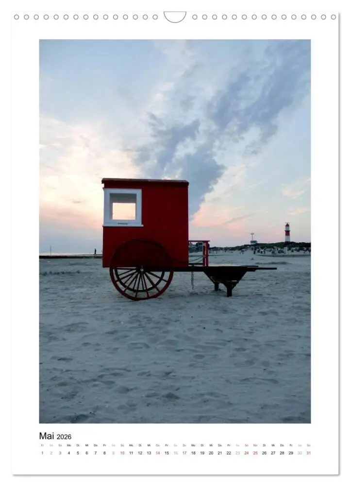 Bild: 9783516438741 | Borkum - Inselträume an der Nordsee (Wandkalender 2026 DIN A3...
