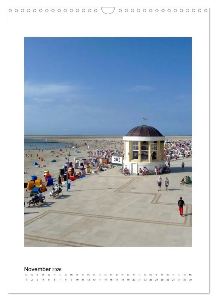 Bild: 9783516438741 | Borkum - Inselträume an der Nordsee (Wandkalender 2026 DIN A3...