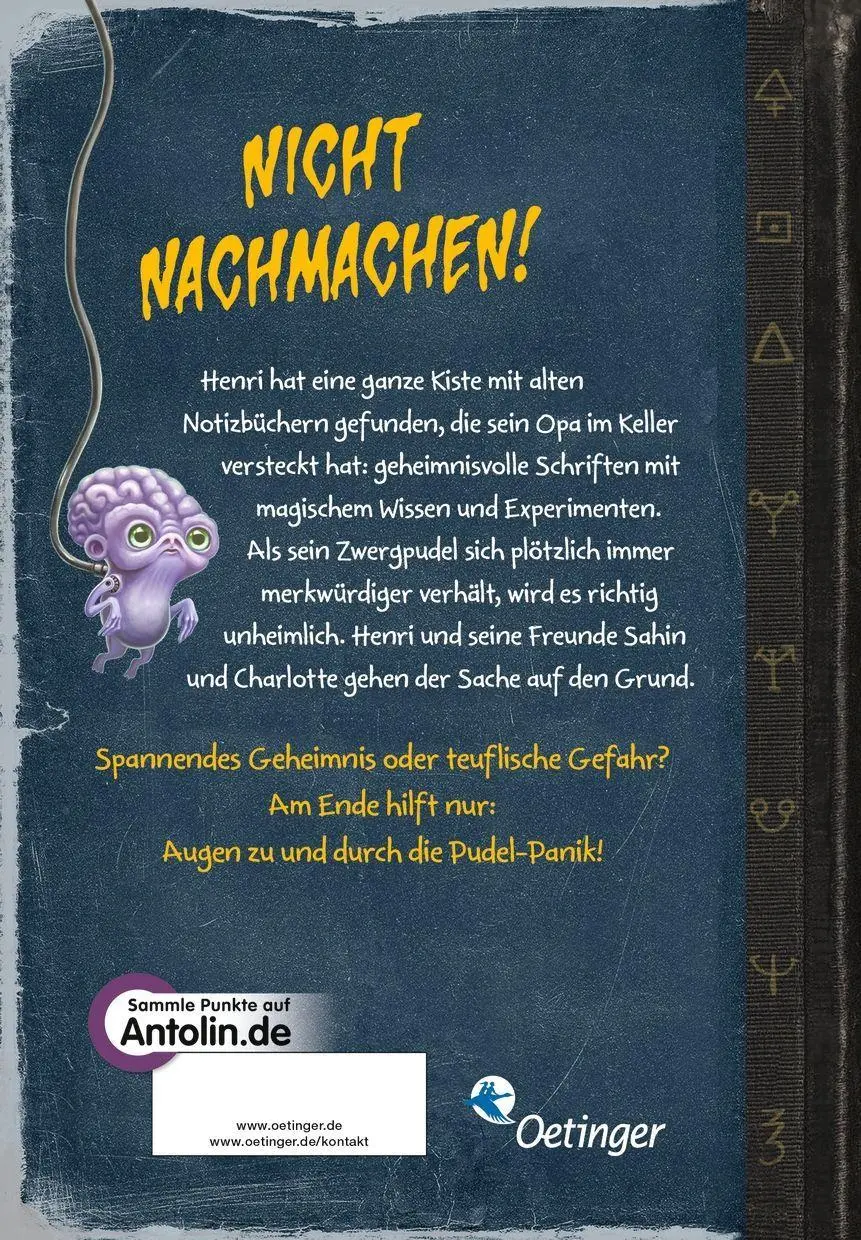 Rückseite: 9783751208741 | Dunkle Künste 1. Pudel-Panik | Daniel Bleckmann | Buch | Dunkle Künste