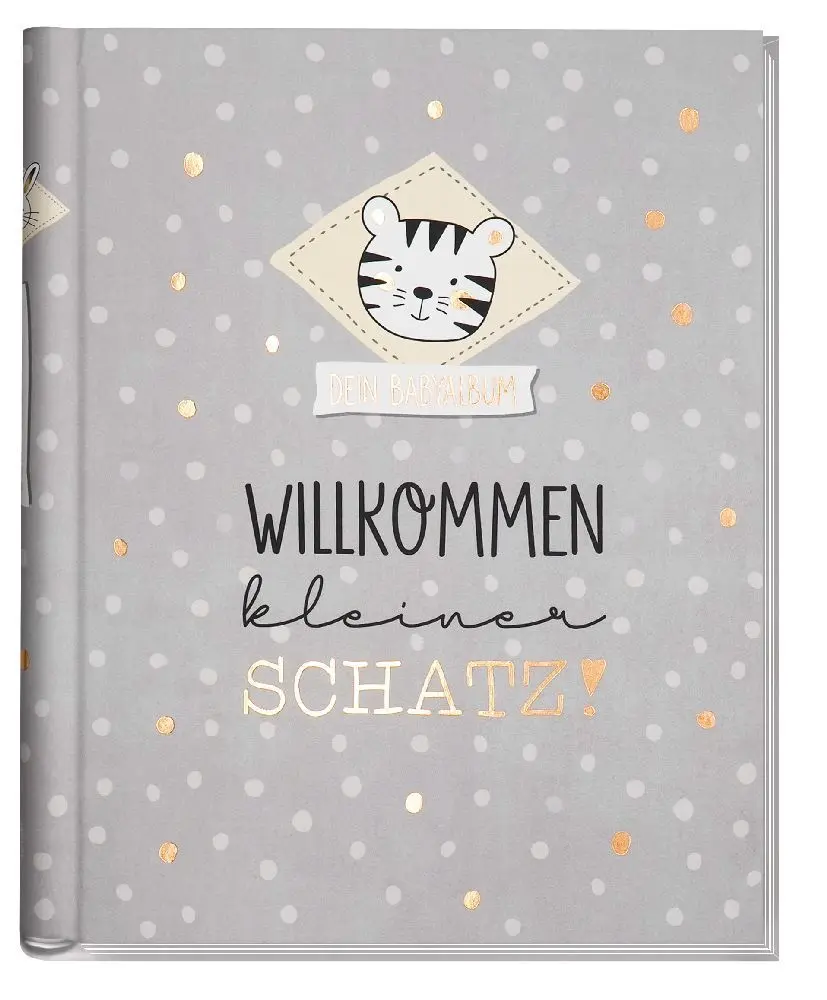 Cover: 4029357078841 | Babyalbum Willkommen kleiner Schatz [Dotty Tiger] EM | Andreas Reiter