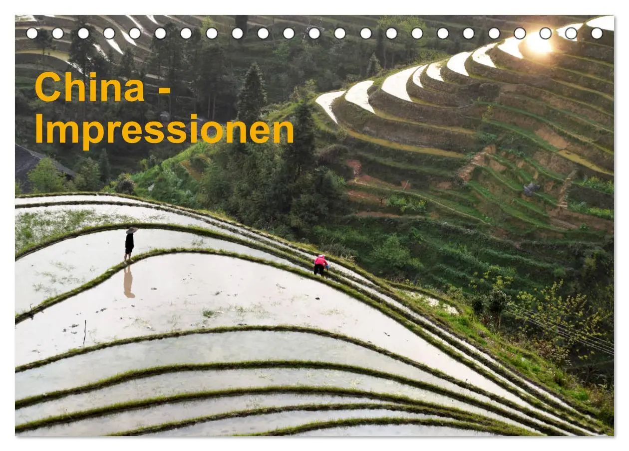 Cover: 9783457888841 | China-Impressionen (Tischkalender 2026 DIN A5 quer), CALVENDO...