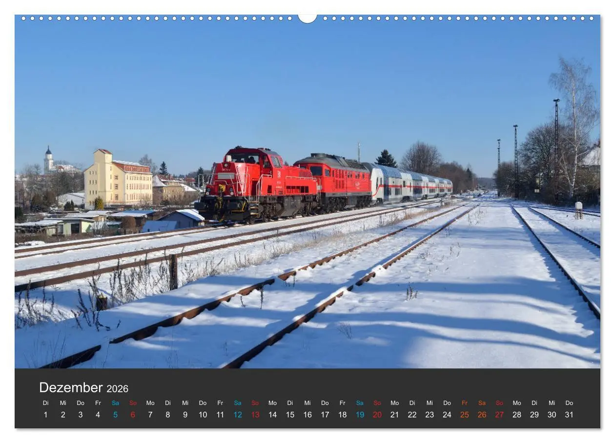 Bild: 9783516048841 | Oberlausitzer Eisenbahnen 2026 (hochwertiger Premium Wandkalender...