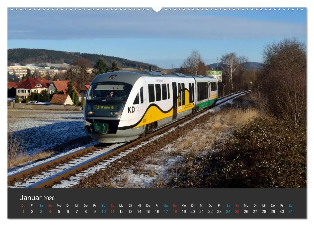 Bild: 9783516048841 | Oberlausitzer Eisenbahnen 2026 (hochwertiger Premium Wandkalender...