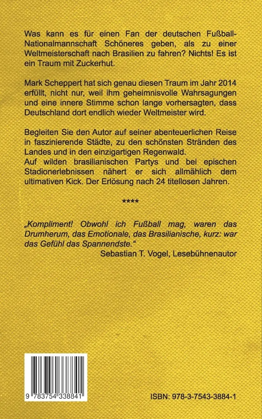 Rückseite: 9783754338841 | 113 Minuten Brasilien | Mark Scheppert | Taschenbuch | Paperback