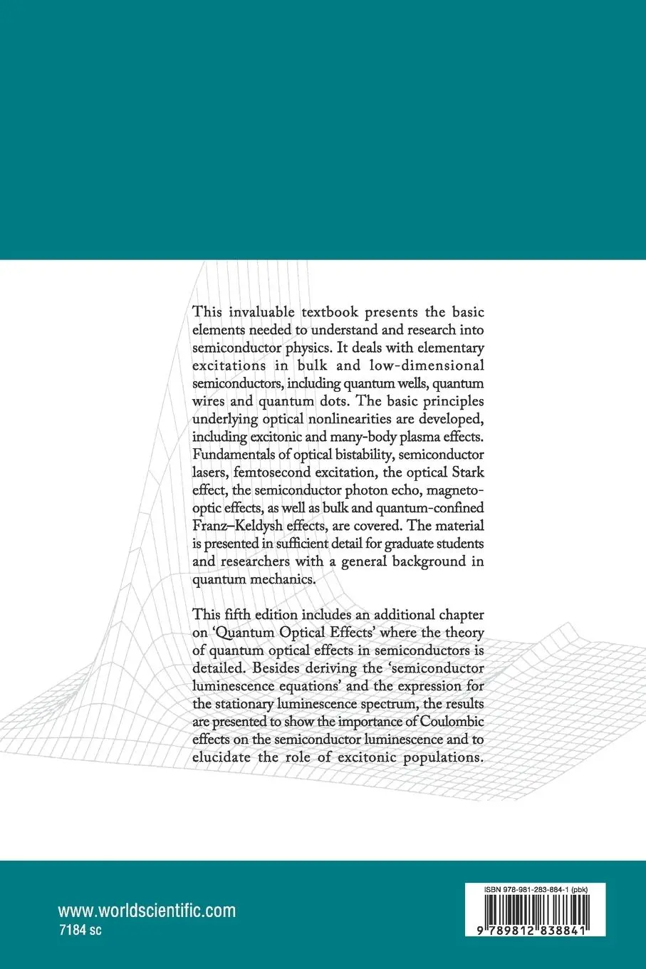 Rückseite: 9789812838841 | QUAN THEO OF OPTICAL &amp; ELEC(5TH) | Hartmut Haug &amp; Stephan W Koch