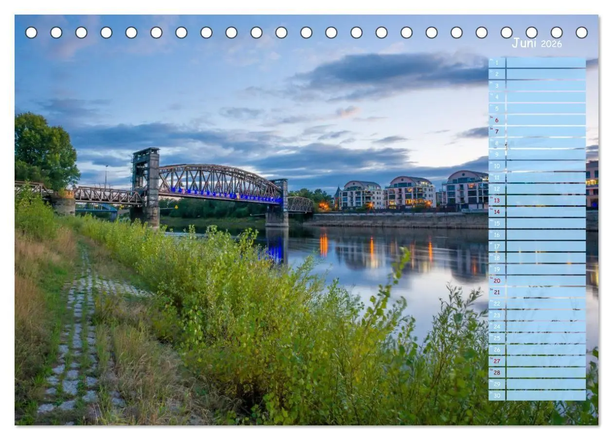 Bild: 9783516728941 | Magdeburg an der Elbe - Der Planer (Tischkalender 2026 DIN A5...