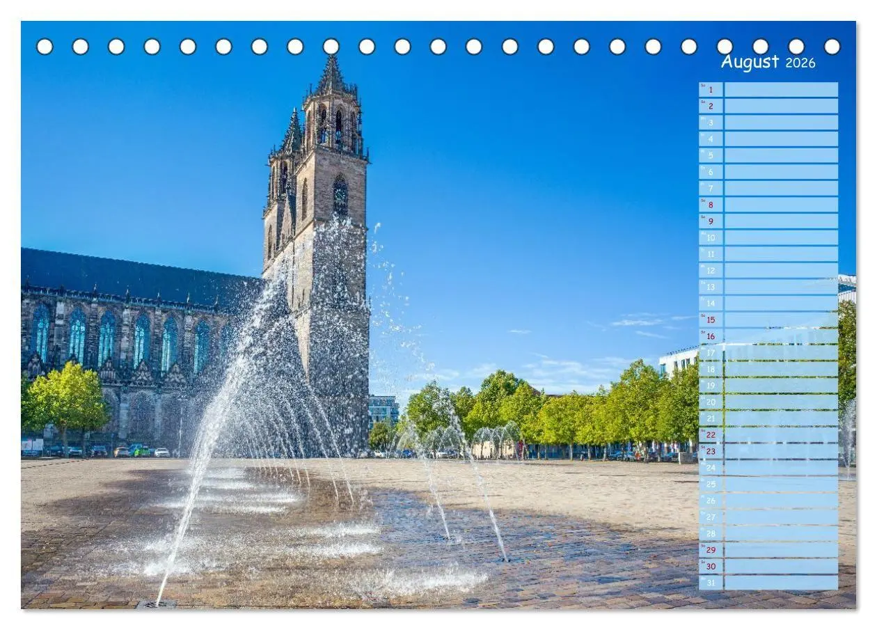 Bild: 9783516728941 | Magdeburg an der Elbe - Der Planer (Tischkalender 2026 DIN A5...