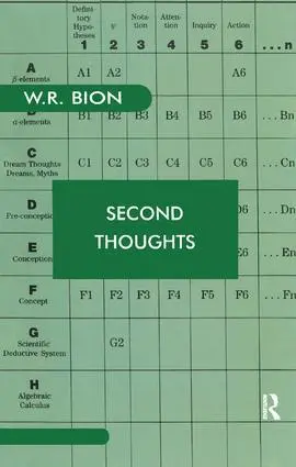 Cover: 9780946439041 | Second Thoughts: Selected Papers on Psychoanalysis | Wilfred R. Bion