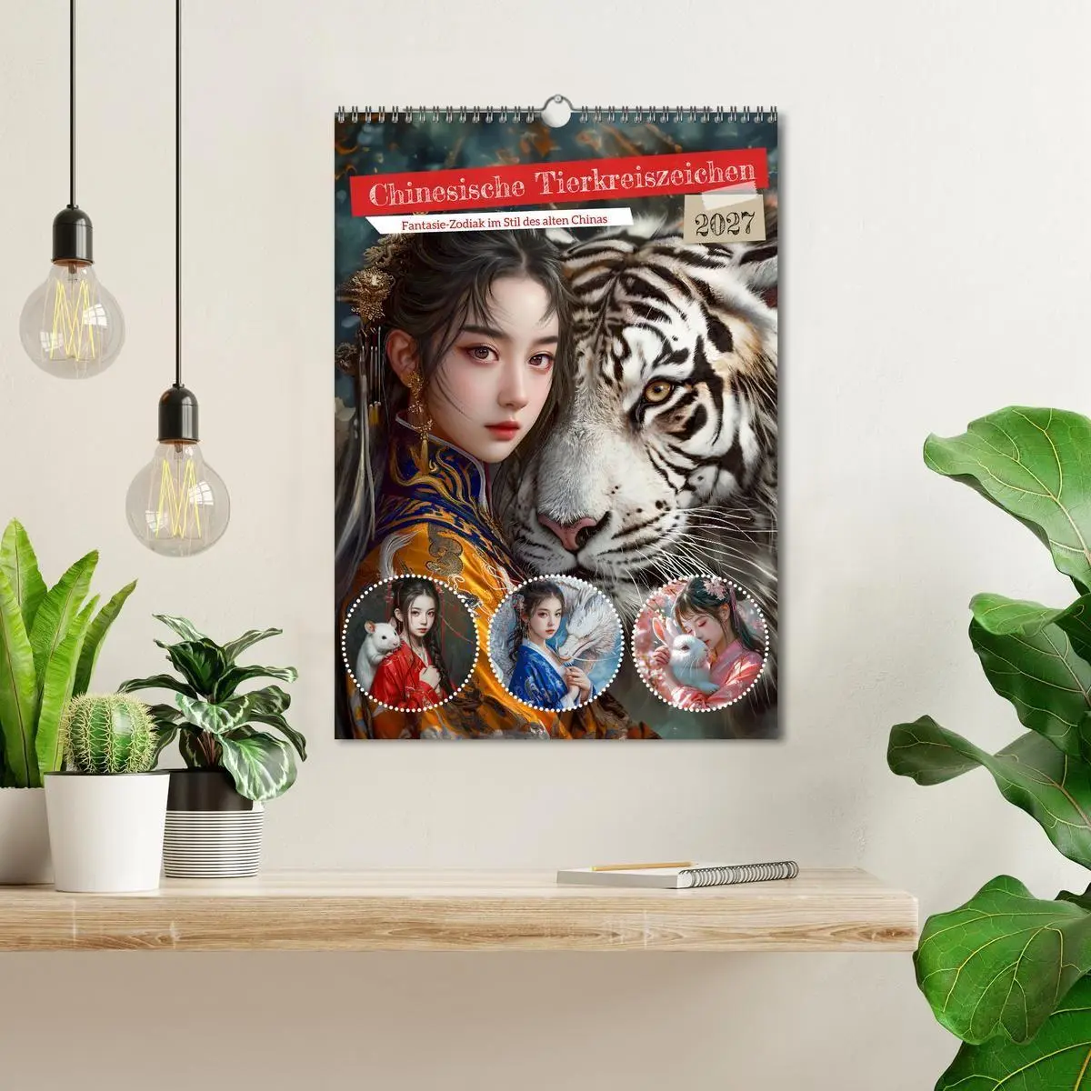 Bild: 9783569189041 | Chinesische Tierkreiszeichen - Fantasie-Zodiak im Stil des alten...