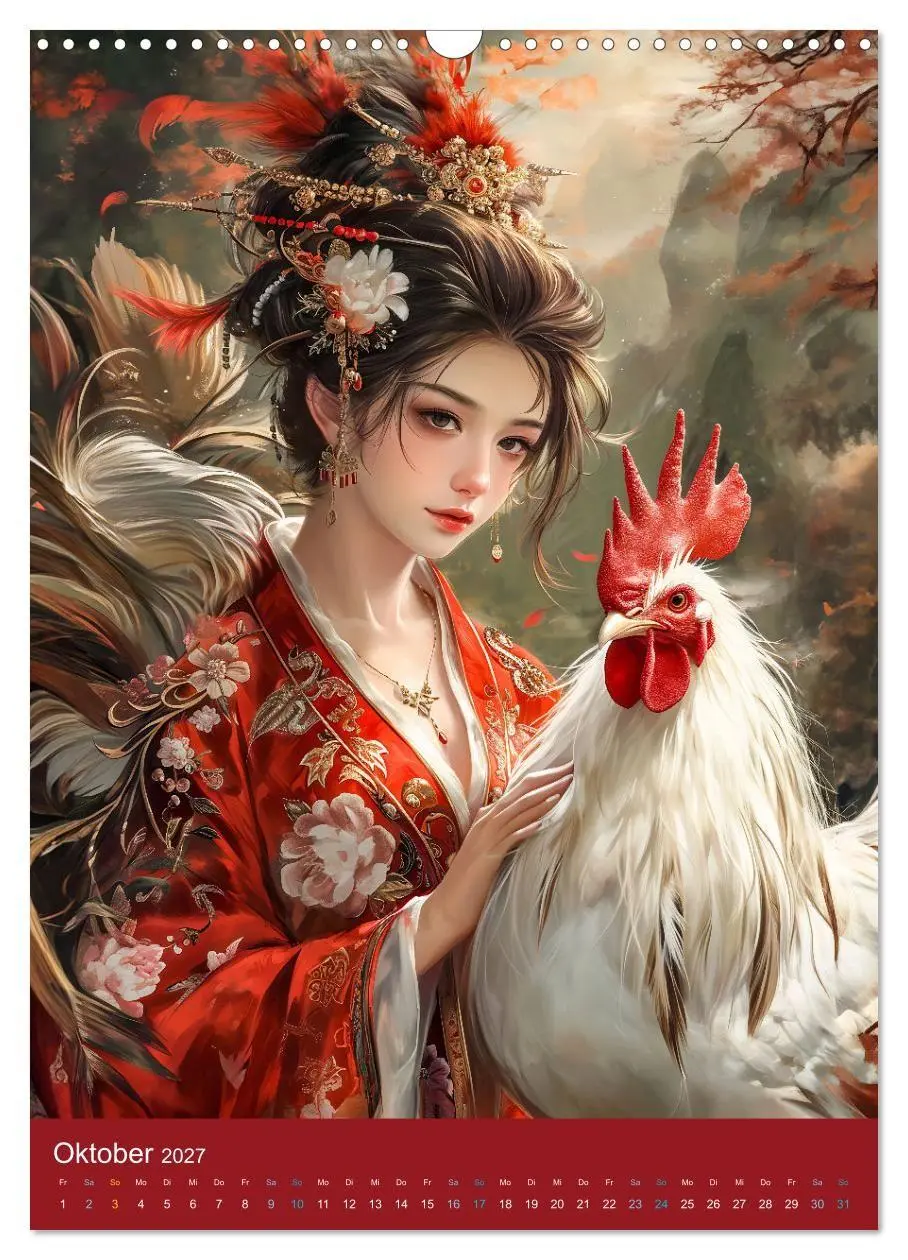Bild: 9783569189041 | Chinesische Tierkreiszeichen - Fantasie-Zodiak im Stil des alten...
