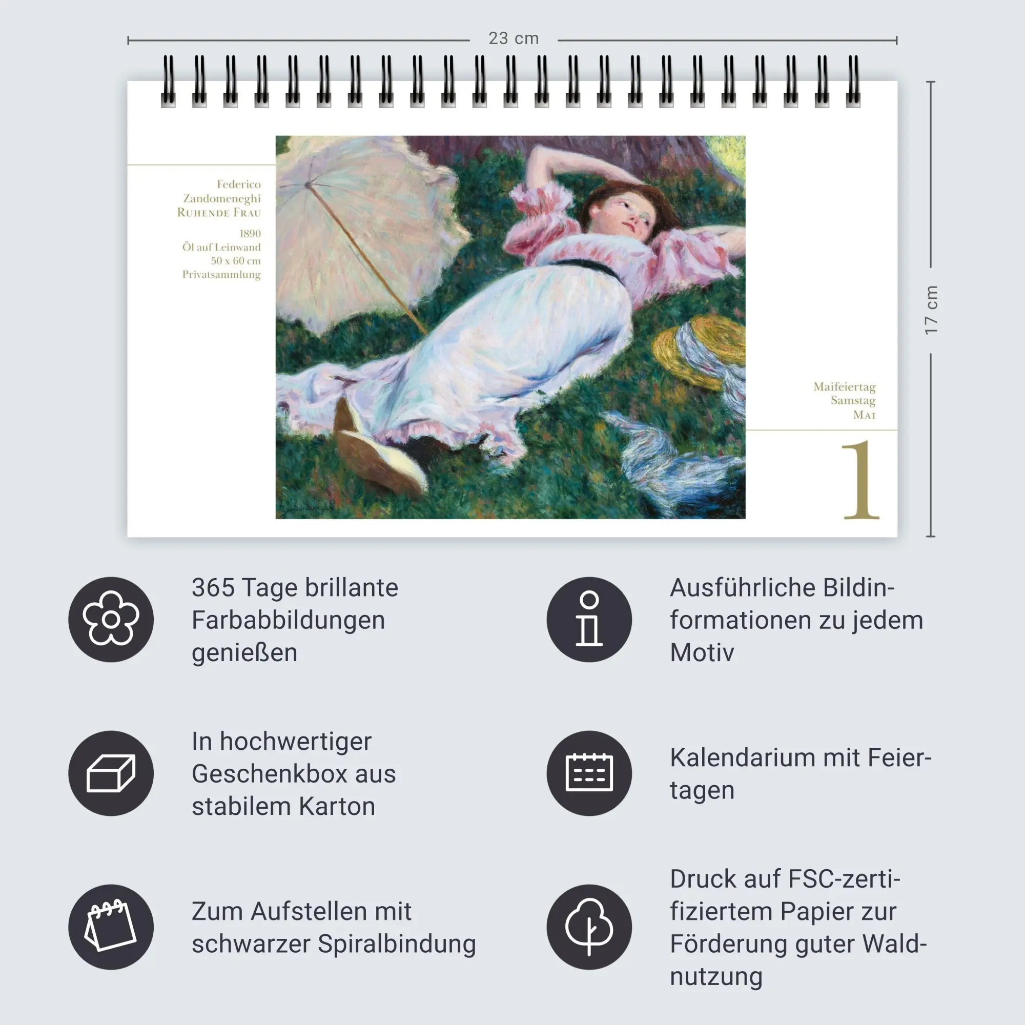 Bild: 9783840039041 | Eine Reise durch die Welt der Kunst Premiumkalender 2027 - 365...