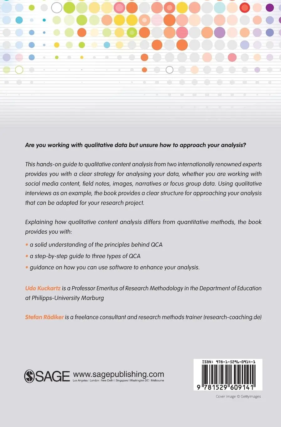 Rückseite: 9781529609141 | Qualitative Content Analysis | Methods, Practice and Software | Buch