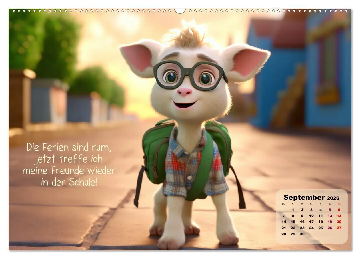 Bild: 9783457519141 | Ziegenkinder haben das ganze Jahr Spaß (Wandkalender 2026 DIN A2...