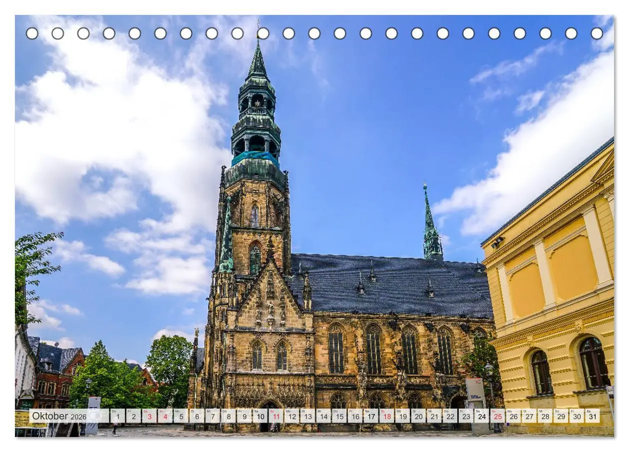Bild: 9783457829141 | Zwickau Impressionen (Tischkalender 2026 DIN A5 quer), CALVENDO...
