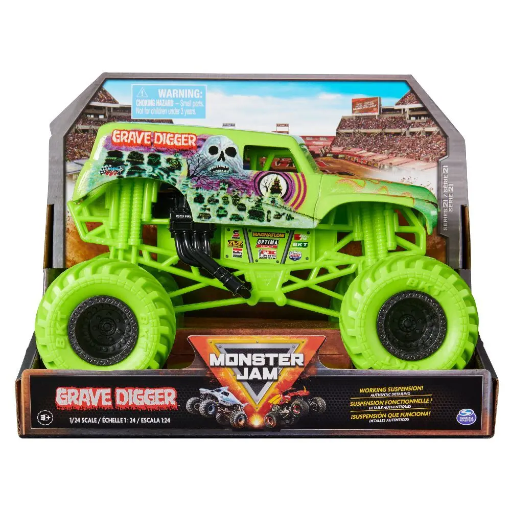 Cover: 778988509241 | MNJ Monster Jam Die Cast 1:24 Grave Digg | Karton | 50924 | Deutsch