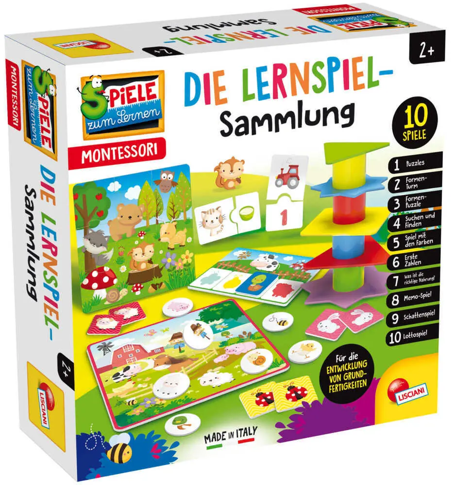 Cover: 8008324109241 | MONTESSORI SPIELESAMMLUNG | Spiel | Kartonschachtel | DE80243 | 2025