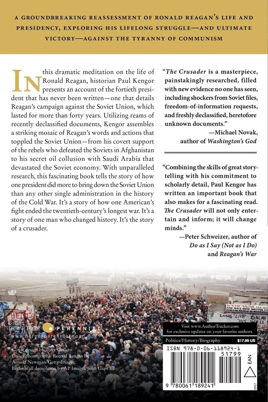 Rückseite: 9780061189241 | Crusader, The | Paul Kengor | Taschenbuch | Englisch | 2007
