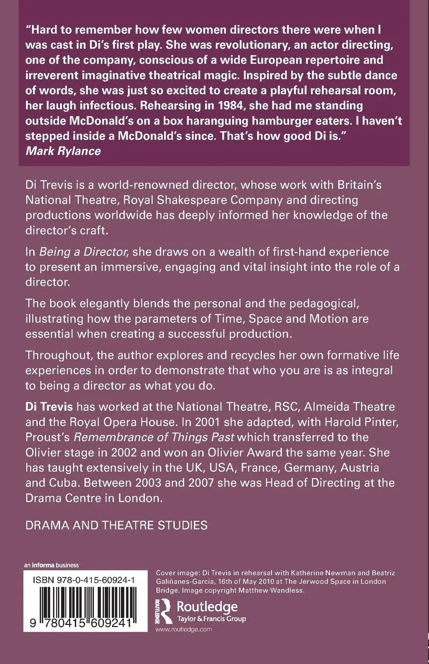 Rückseite: 9780415609241 | Being a Director | A Life in Theatre | Di Trevis | Taschenbuch | 2011