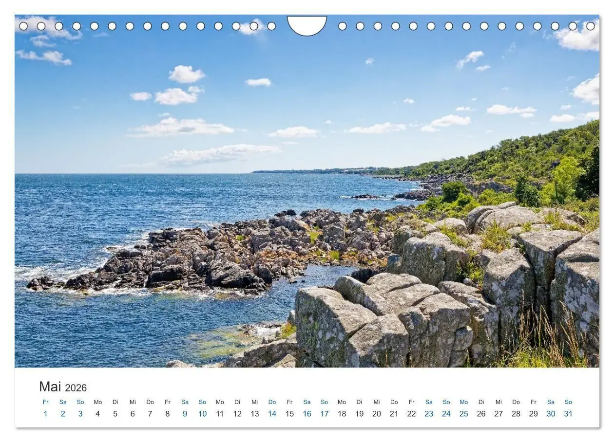 Bild: 9783457679241 | Bornholm - die Küsten der Ostseeinsel (Wandkalender 2026 DIN A4...