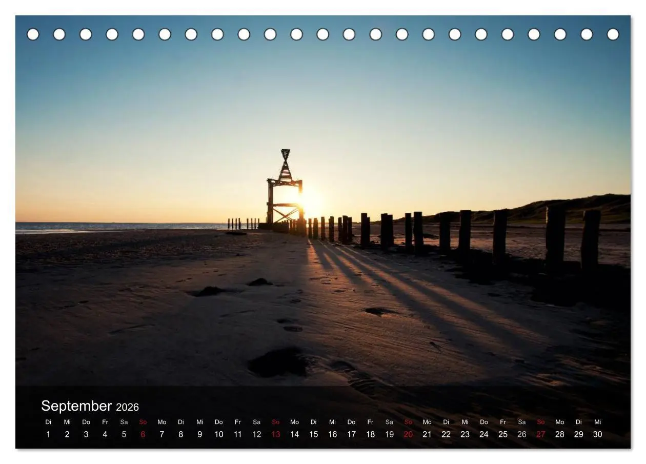 Bild: 9783516079241 | Wangerooge - Eine Perle in der Nordsee. (Tischkalender 2026 DIN A5...