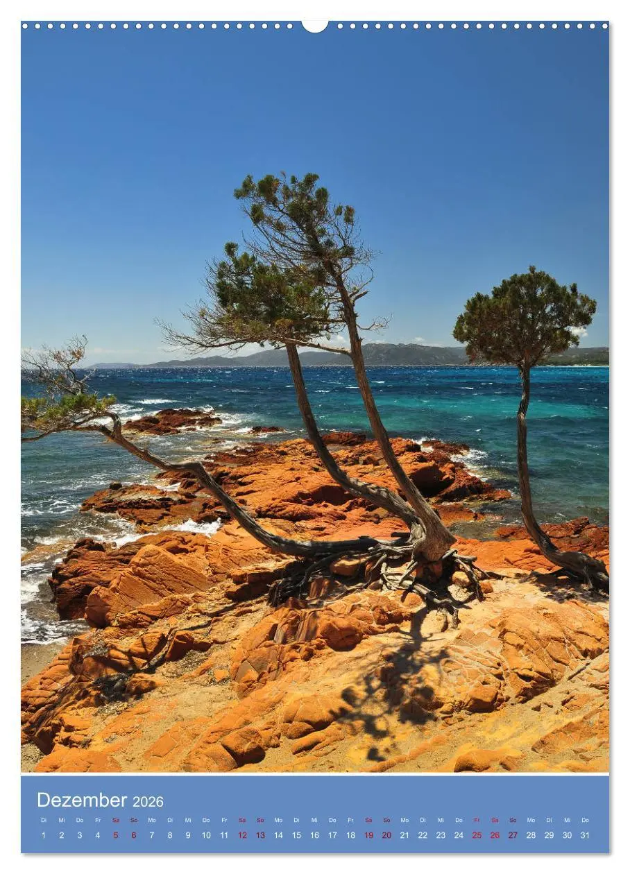 Bild: 9783516389241 | Korsika - Felsen und Meer (hochwertiger Premium Wandkalender 2026...