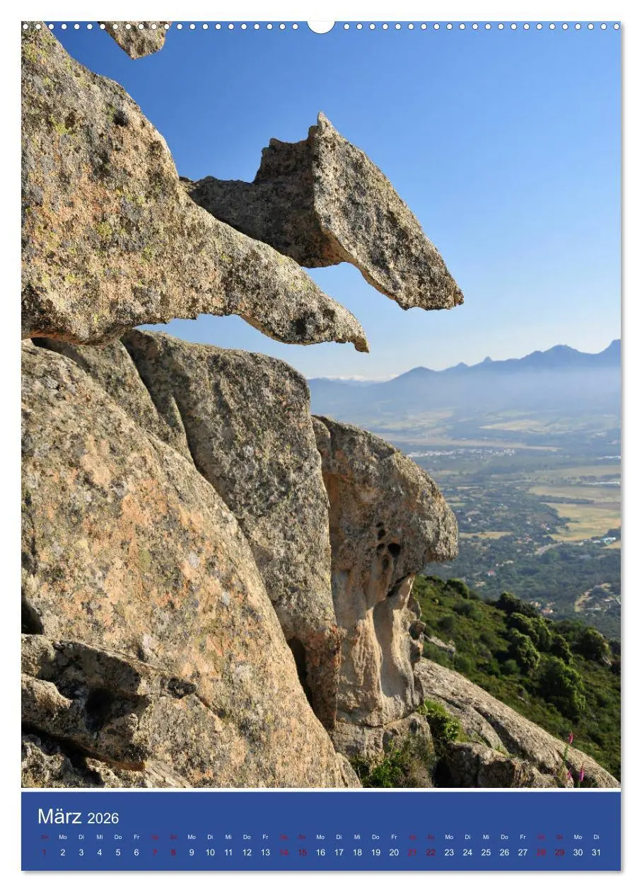 Bild: 9783516389241 | Korsika - Felsen und Meer (hochwertiger Premium Wandkalender 2026...