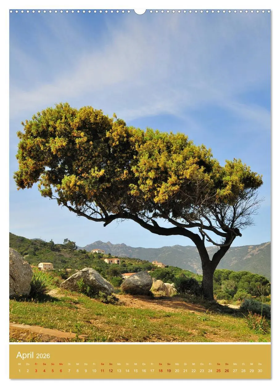 Bild: 9783516389241 | Korsika - Felsen und Meer (hochwertiger Premium Wandkalender 2026...