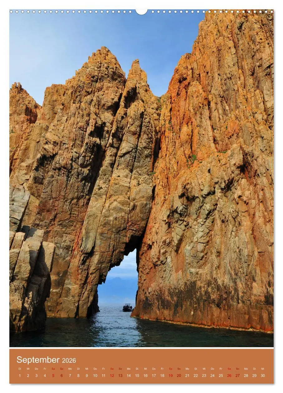Bild: 9783516389241 | Korsika - Felsen und Meer (hochwertiger Premium Wandkalender 2026...