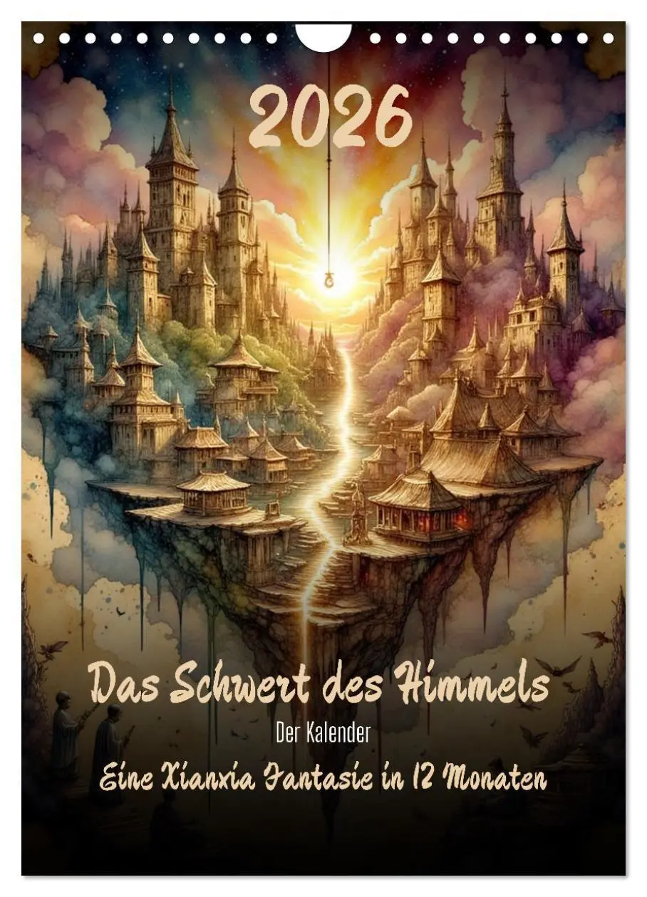 Cover: 9783516699241 | Das Schwert des Himmels - Der Kalender (Wandkalender 2026 DIN A4...