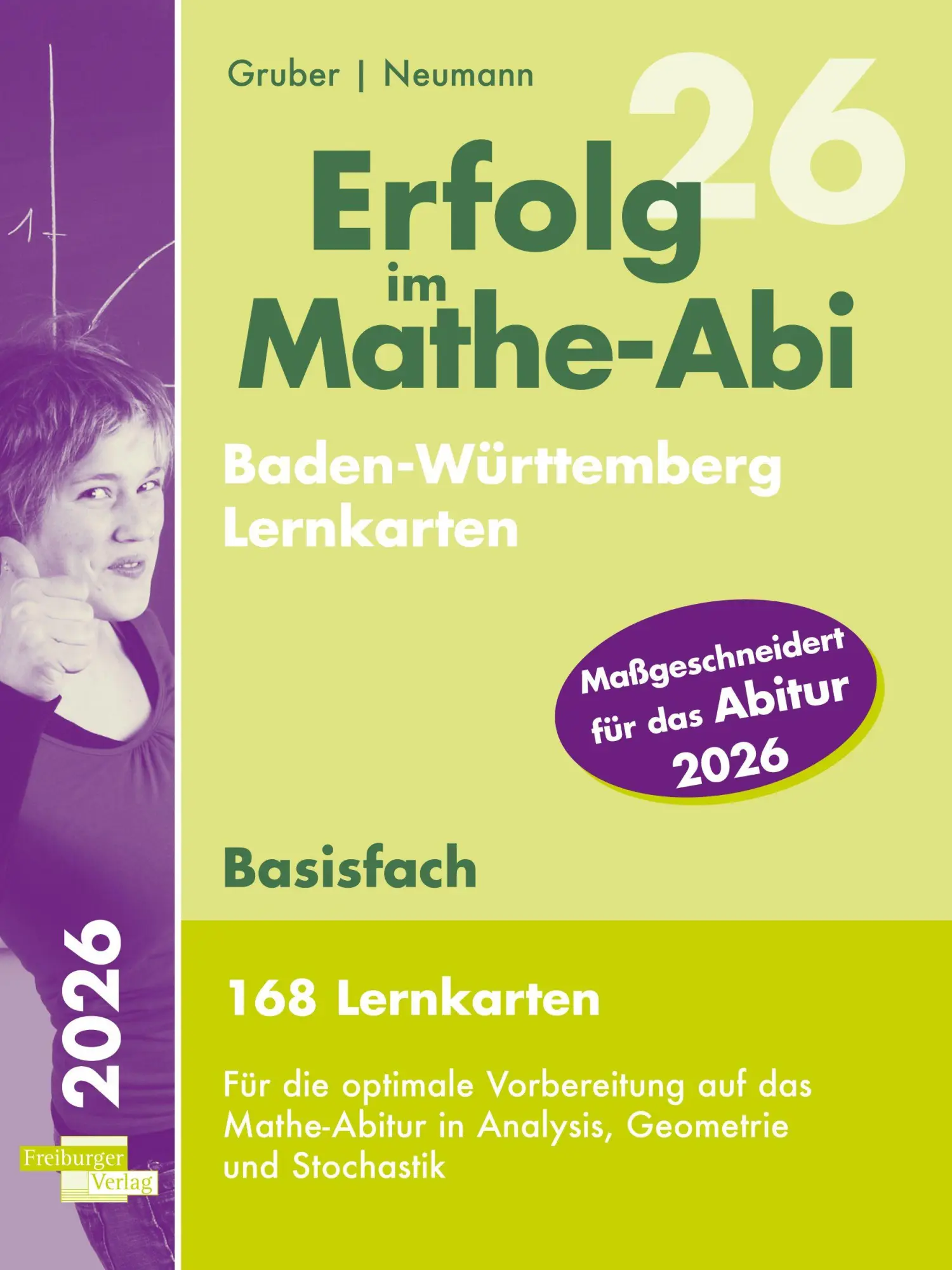 Cover: 9783868149241 | Erfolg im Mathe-Abi 2026, 168 Lernkarten Basisfach...