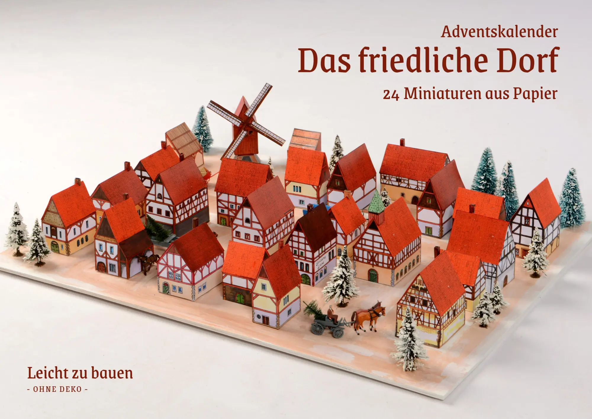 Cover: 9789083379241 | Das friedliche Dorf - Papiermodell | Ulf Sommer | Taschenbuch | 2023