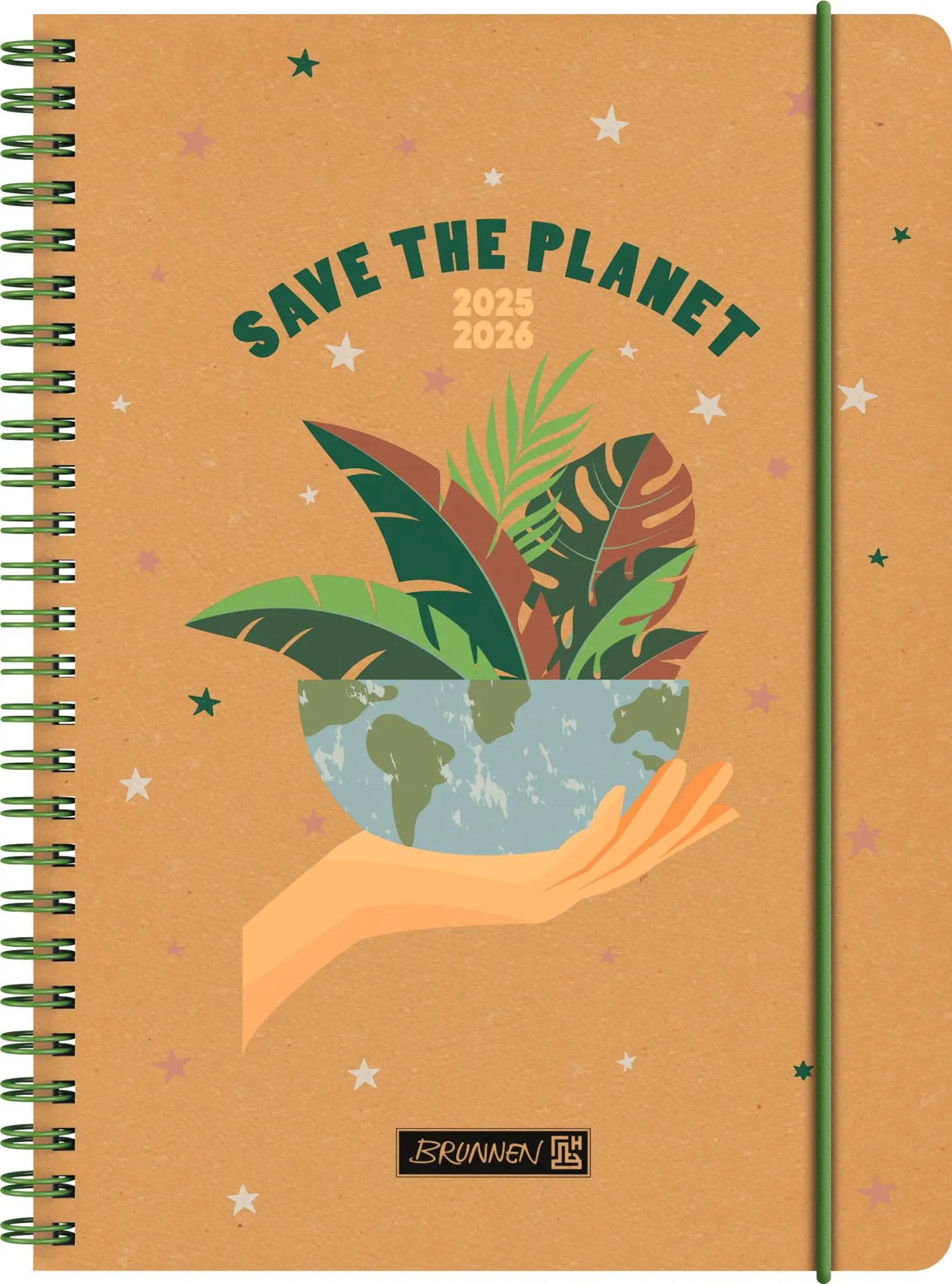 Cover: 4061947139341 | BRUNNEN Schülerkalender (2025/2026) "Save The Planet", 2 Seiten = 1...